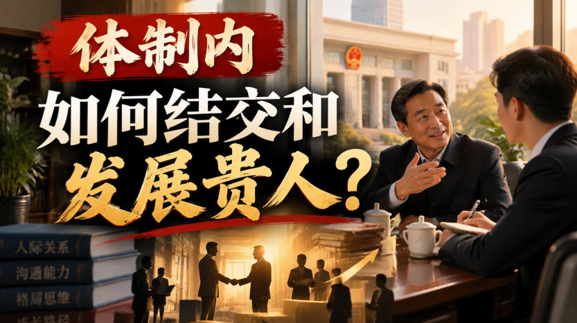 某公众号付费文章:体制内,如何结交和发展贵人?-站长V课