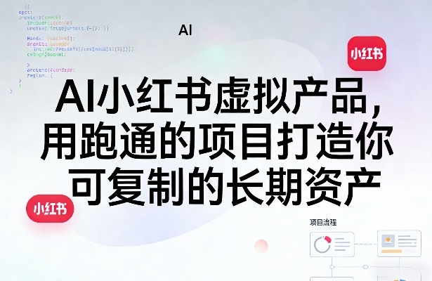 AI小红书虚拟产品，用跑通的项目打造你可复制的长期资产(更新1017)-站长V课