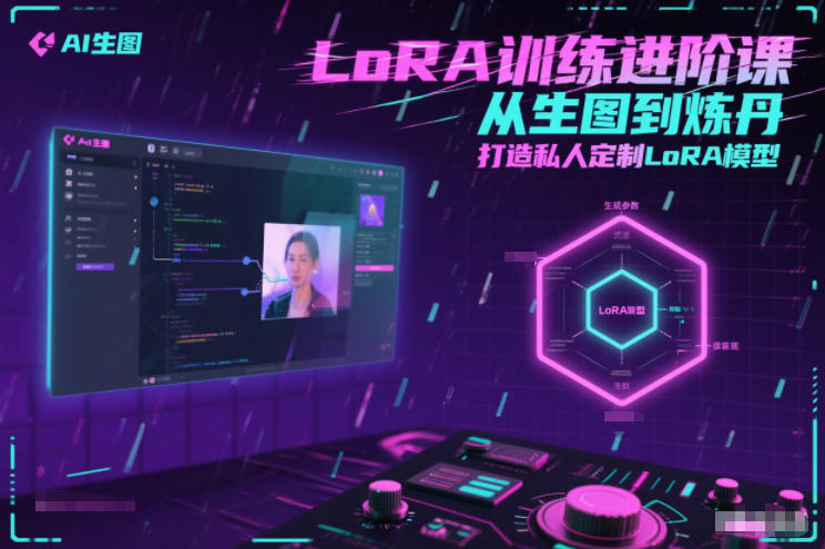 LoRA训练进阶课，从生图到炼丹，打造私人定制LoRA模型